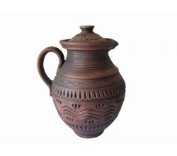 Глечик із глини Етно 